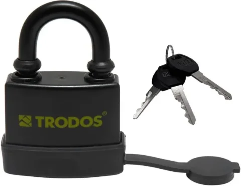 Замок навесной Trodos BC-IG1-55 всепогодный (чугун, блистер)