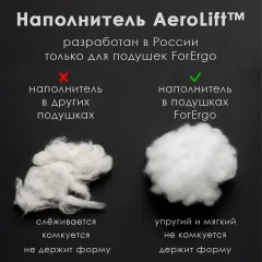 Подушка для сна ForErgo Селена BED009 — фото 4