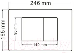 Унитаз подвесной с инсталляцией Abber Bequem AC1100-AC0105-AC0120 (с кнопкой смыва) — фото 9