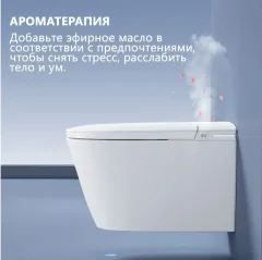 Унитаз подвесной Abber Bequem AC1121S (белый) — фото 8