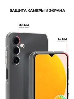 Чехол-накладка Case Better One для Samsung Galaxy A15 (прозрачный) — фото 3