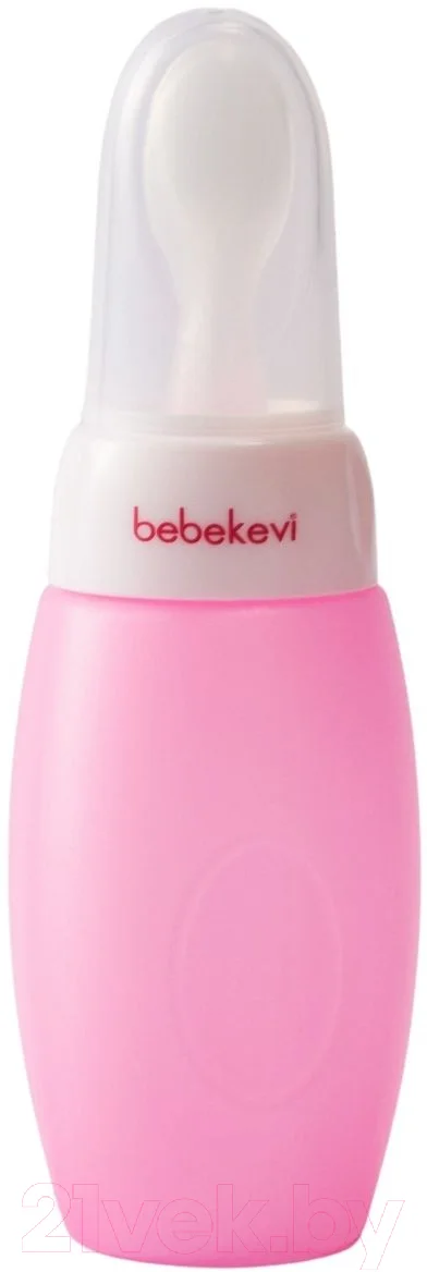 Дозатор детский Bebekevi BEVI1324-1 с ложкой (розовый)