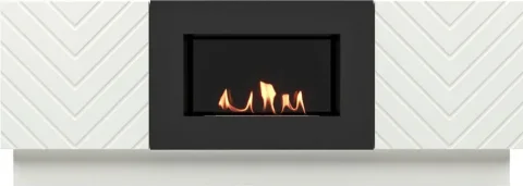 Биокамин Firelight BFP/P-1400V (белый, с тумбой)