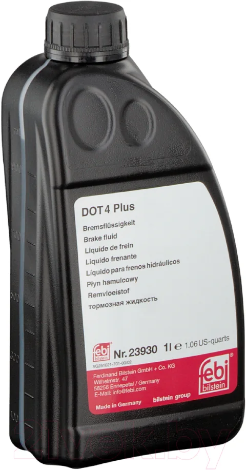 Тормозная жидкость Febi Bilstein DOT 4 Plus Brake Fluid / 23930 (1л)