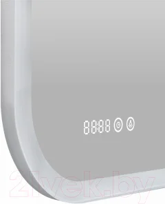 Зеркало Континент Bliss Led 120x80 (с увеличительным зеркалом и часами) — фото 6