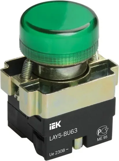 Лампа сигнальная IEK BLS50-BU-K06