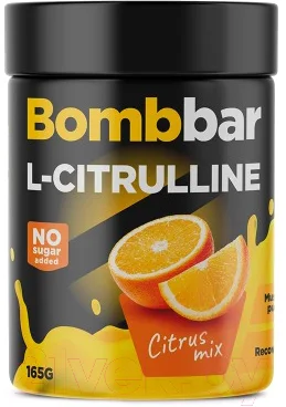 L-цитруллин Bombbar Цитрусовый микс (165г)