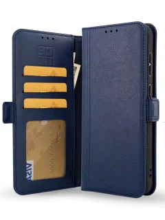 Чехол-книжка Case Book для Galaxy A25 с магнитной застежкой (темно-синий) — фото 2
