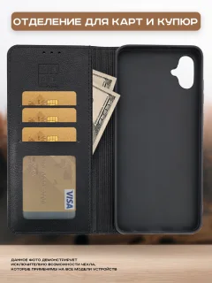 Чехол-книжка Case Book для Honor X8b (черный) — фото 2