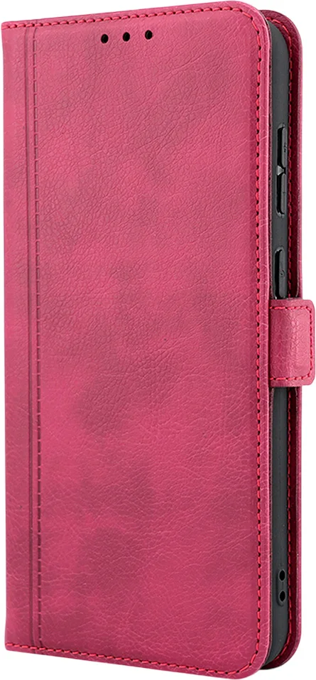Чехол-книжка Case Book для Realme C65 с магнитной застежкой (темно-красный)