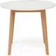 Обеденный стол Tetchair Bosco D90 (белый/натуральный бук) — фото 7