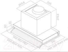Вытяжка скрытая Elica Box In IX/A/90 — фото 6