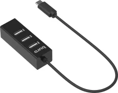 USB-хаб Buro BPH-C-1906 / BU-USBC-HUB-4U20 (черный) — фото 2