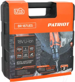 Аккумуляторная дрель-шуруповерт PATRIOT BR 187UES — фото 10