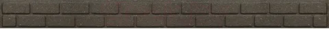 Бордюр садовый Multy Home Bricks EU5000059-6 (6шт, коричневый)