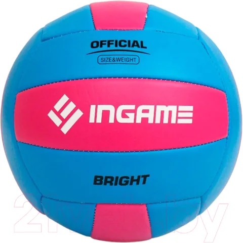 Мяч волейбольный Ingame Bright (голубой/розовый)
