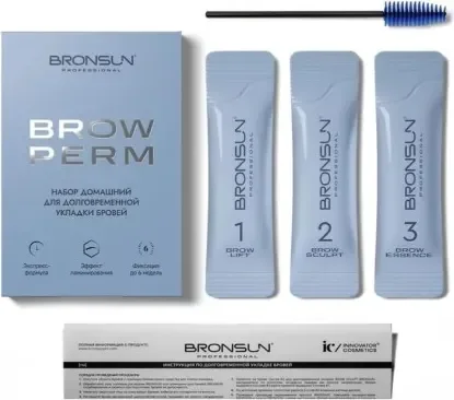 Набор для моделирования бровей Bronsun Brow Perm (3x2мл)
