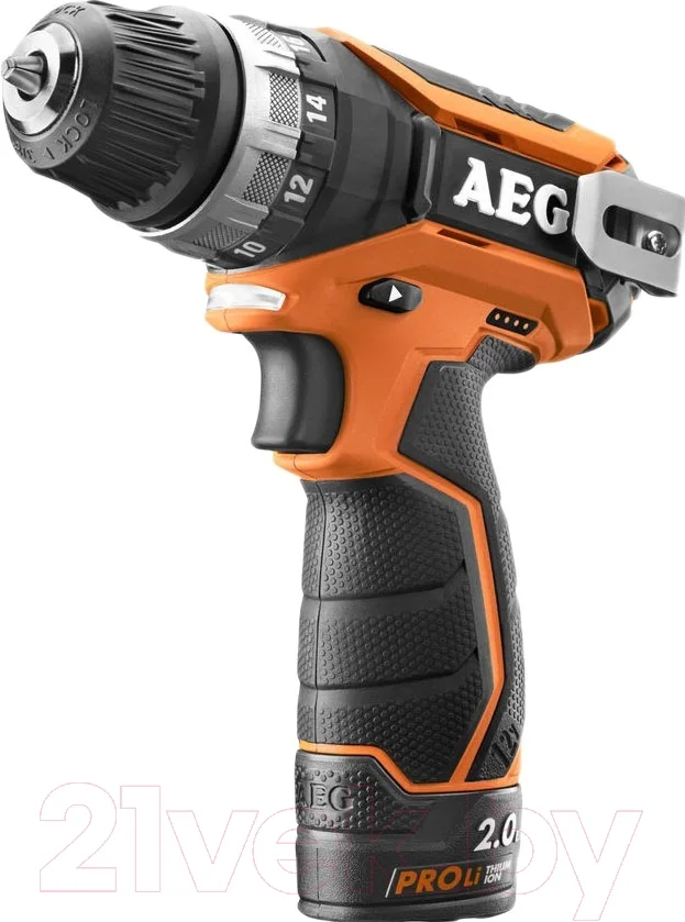 Профессиональная дрель-шуруповерт AEG Powertools BS 12C2 LI-202C X5 (4935447867)