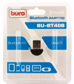 Bluetooth-адаптер Buro BU-BT40B (20м, черный) — фото 5