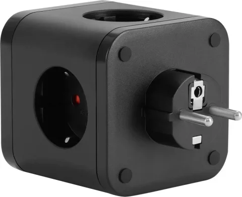 Электроразветвитель Buro BU-PW3UC-B (черный)