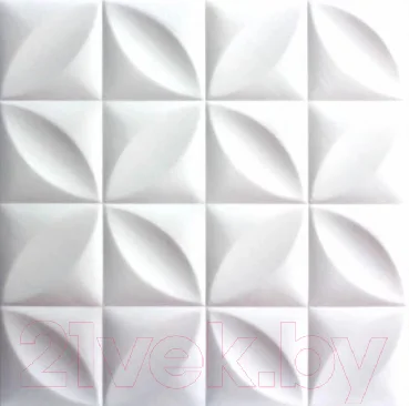 Потолочная плита SOLID C2004 из экструдированного пенополистирола (500x500, уп. 8шт, белый)