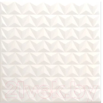 Потолочная плита SOLID C2075 из экструдированного пенополистирола (500x500, уп.8шт, белый)