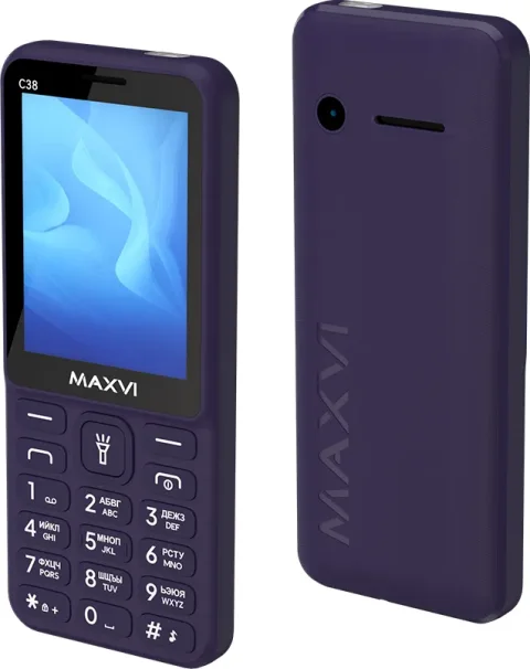 Мобильный телефон Maxvi C38 (фиолетовый)