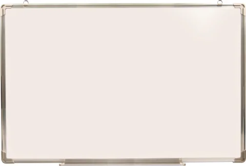 Магнитно-маркерная доска Buro Лак Алюминиевая рама c лотком для аксессуаров 60x90см