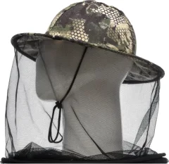 Накомарник для охоты и рыбалки Huntsman Антигнус c кольцом Зеленый питон Смесовая (р.60) — фото 1