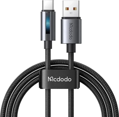 Зарядный кабель McDodo CA-5180 USB-A to Type-C with Breathing Light (1.2м)