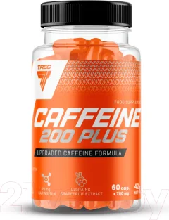 Пищевая добавка Trec Nutrition Caffeine 200 Plus (60 капсул) — фото 1