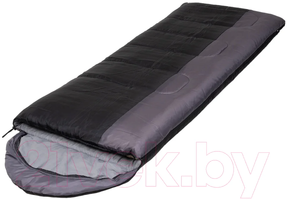 Спальный мешок BalMAX Аляска Camping Plus Series до -10°C R правый (серый)
