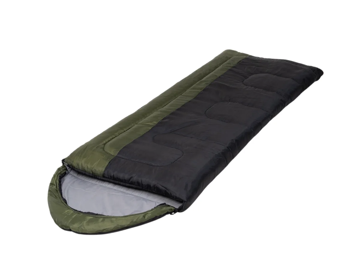Спальный мешок BalMAX Аляска Camping Plus Series до -5°C L левый (хаки)