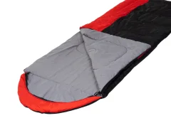 Спальный мешок BalMAX Аляска Camping Plus Series до -5°C L левый (красный/черный) — фото 2