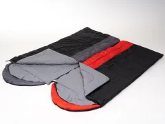 Спальный мешок BalMAX Аляска Camping Plus Series до -5°C L левый (красный/черный) — фото 3