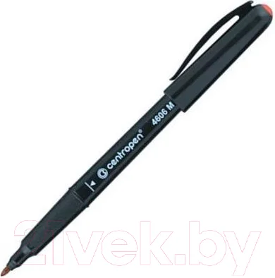 Маркер перманентный Centropen CD-Pen / 4606/01-04 (красный)