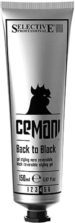 Гель для укладки волос Selective Professional Cemani Back to black (150мл)