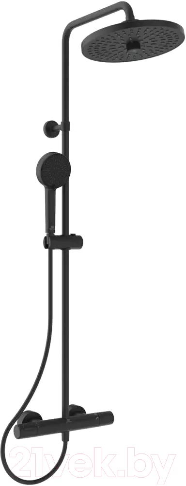Душевая система со смесителем Ideal Standard Ceratherm A7210XG (черный матовый)
