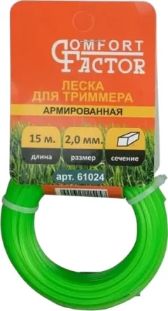 Леска для триммера Comfort Factor CF Квадрат 61024 / D89009 — фото 3