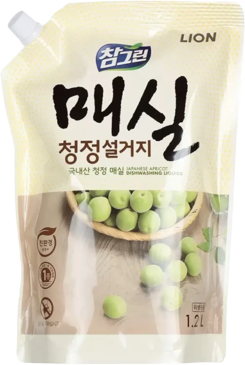 Средство для мытья посуды Lion Chamgreen Plum Refill (1.2л)