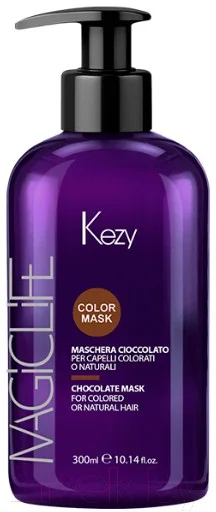 Тонирующая маска для волос Kezy Chocolate Mask Для окрашенных или натуральных волос (300мл)