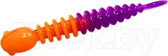 Мягкая приманка Trout Bait Chub 65 Чеснок COL.25 (Orange/Purple) — фото 1