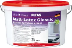 Краска Pufas Classic Матовая латексная (10л) — фото 3