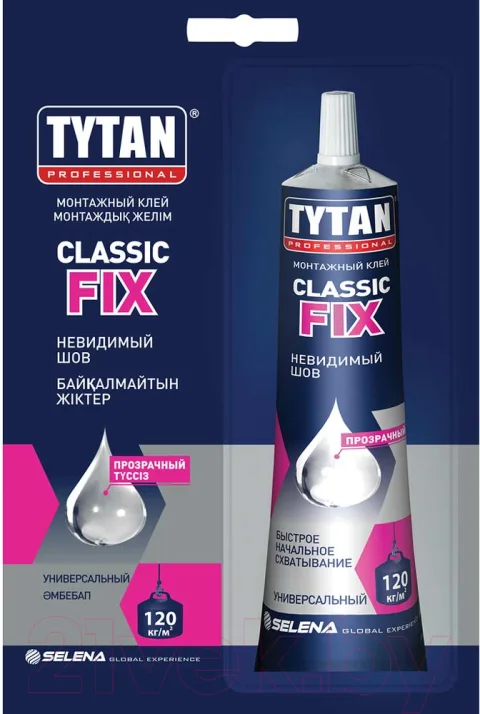 Клей Tytan Professional Classic Fix (100мл, прозрачный)