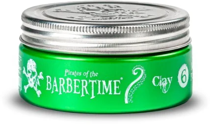 Помада для укладки волос Barbertime Clay матовая (150мл)