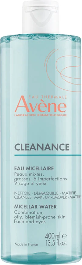Мицеллярная вода Avene Cleanance для комбинированной и жирной кожи (400мл)