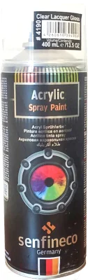 Лак автомобильный Senfineco Clear Lacquer Gloss / 4190 (400мл, глянцевый) — фото 3