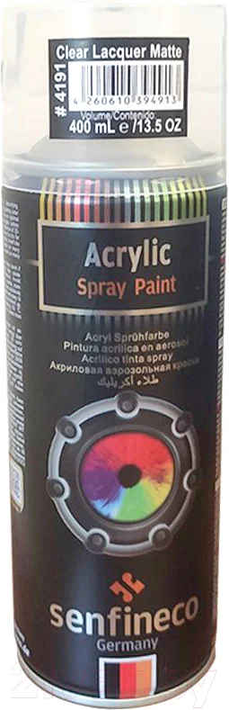 Лак автомобильный Senfineco Clear Lacquer Matte / 4191 (400мл, матовый)