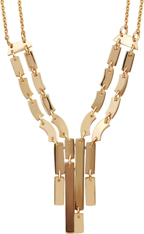 Колье из красного золота Кристалл CM09200226773