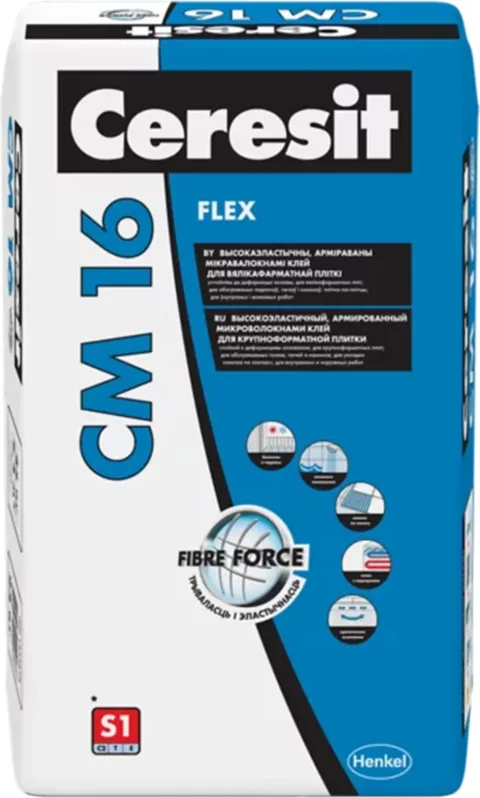 Клей для плитки Ceresit CM 16 Flex (25кг)